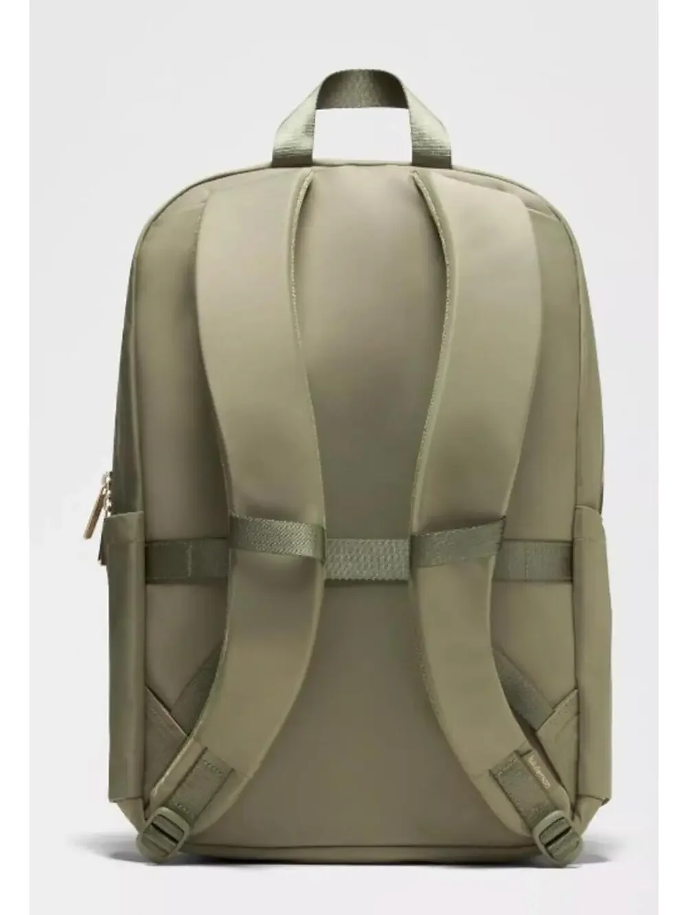 Lululemon Everywhere Backpack 22L Bay Leaf Gold Metal Hardware Travel Bag Unisex